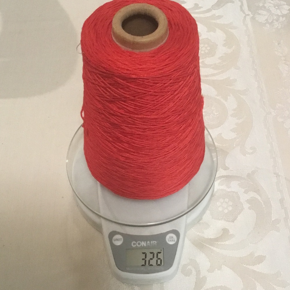 Baby Georgia Yarn on Cone in Red